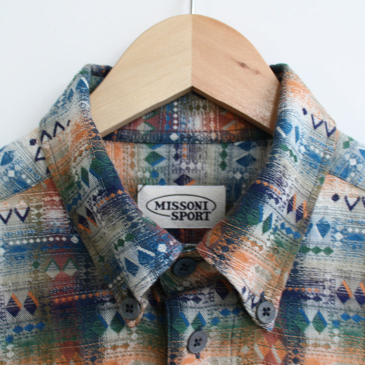 Missoni sport pattern cotton shirt - Size L