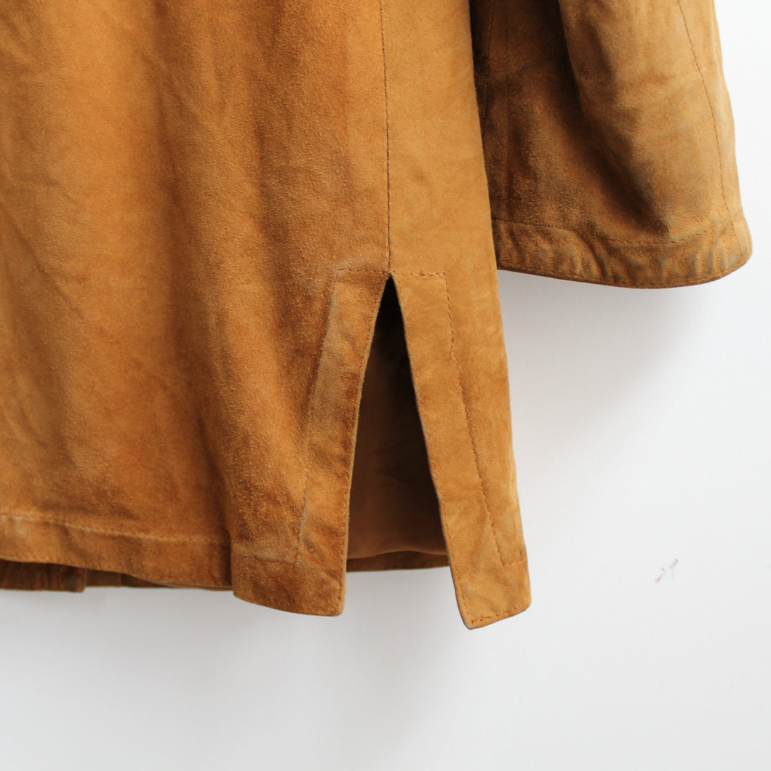 Brown ochre suede jacket - Medium