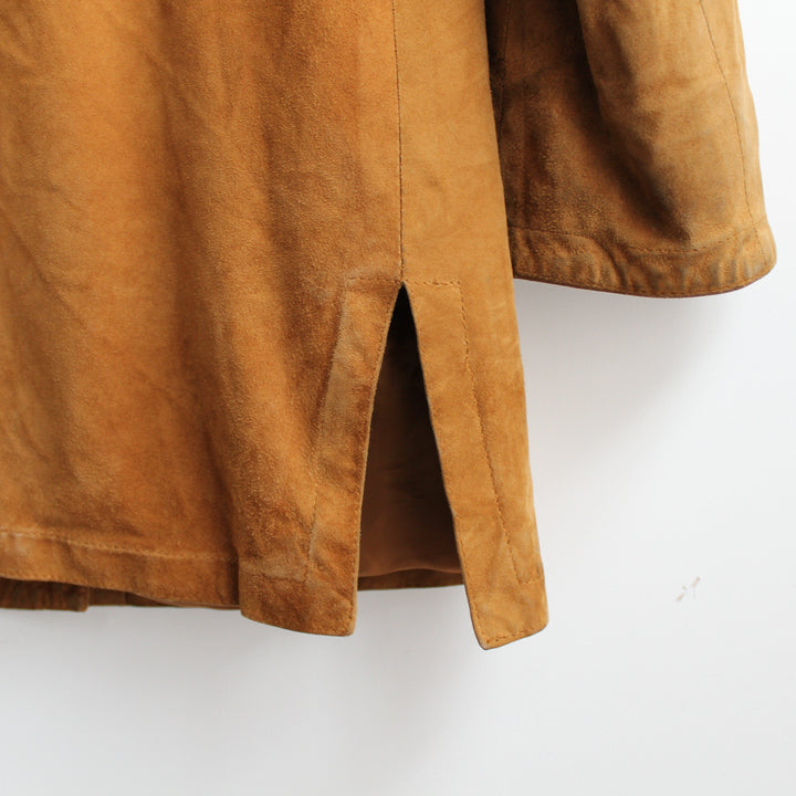 Brown ochre suede jacket - Medium