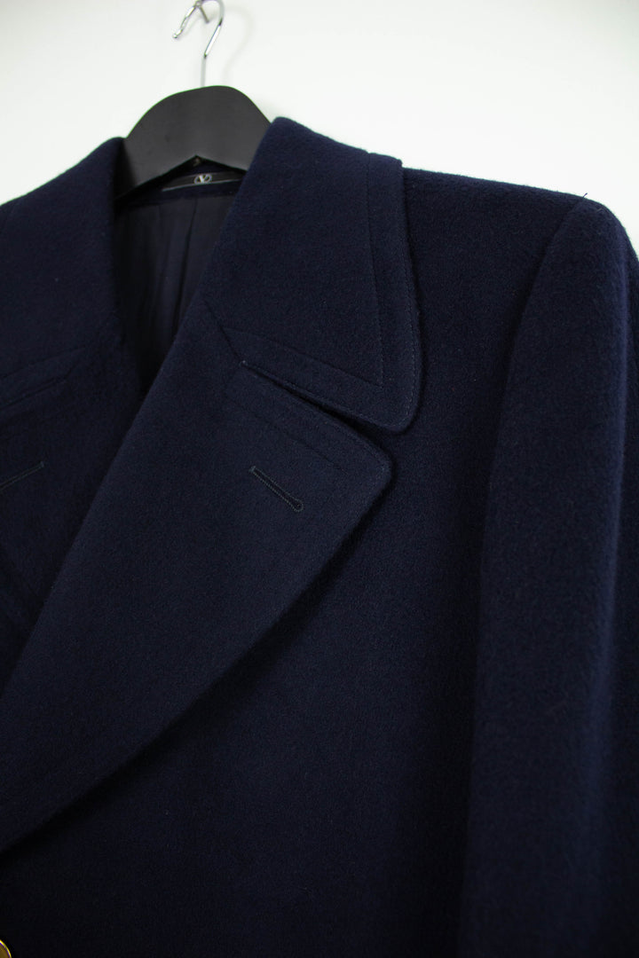 Valentino navy wool coat - Olympic Edition - 52 Large