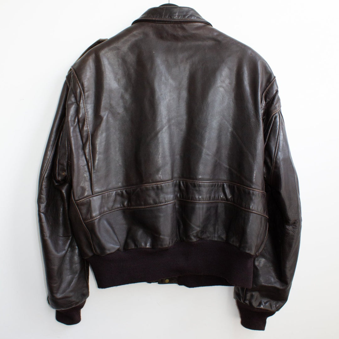 Schott brown real  Leather Jacket - L
