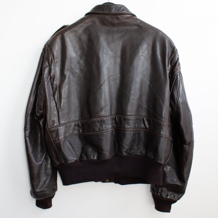 Schott brown real  Leather Jacket - L