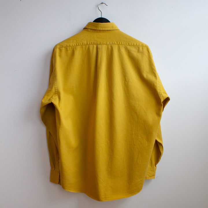 YSL Twill Mustard Cotton Shirt - L