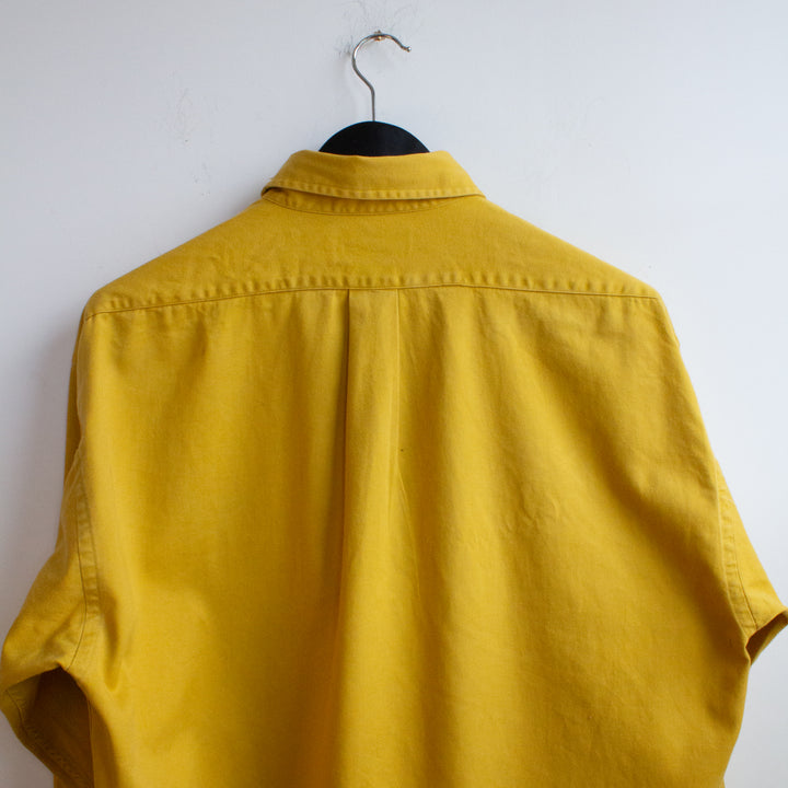 YSL Twill Mustard Cotton Shirt - L