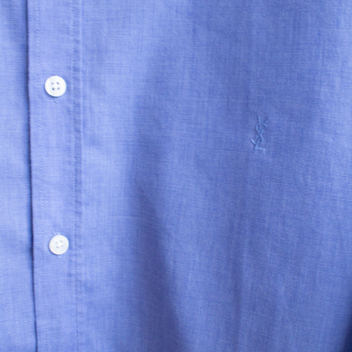 YSL Blue Cotton Shirt - L