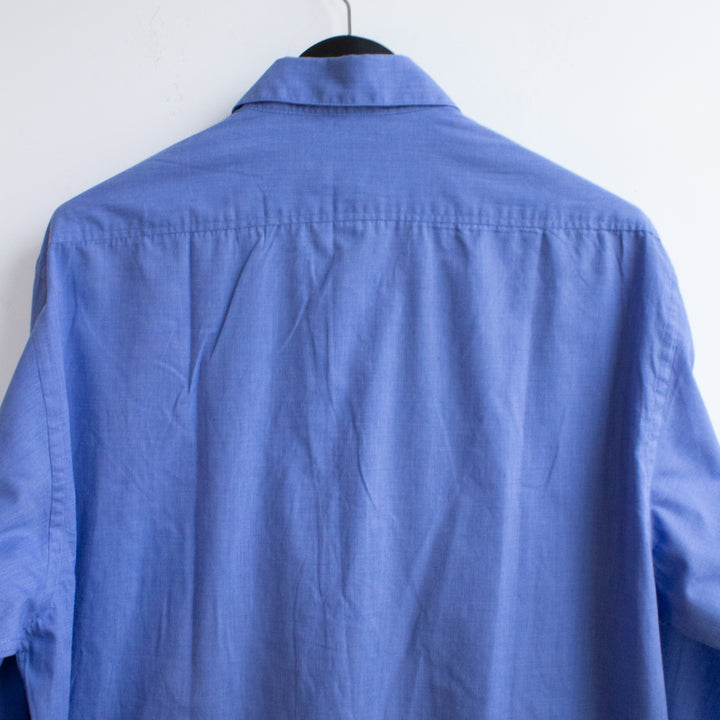 YSL Blue Cotton Shirt - L