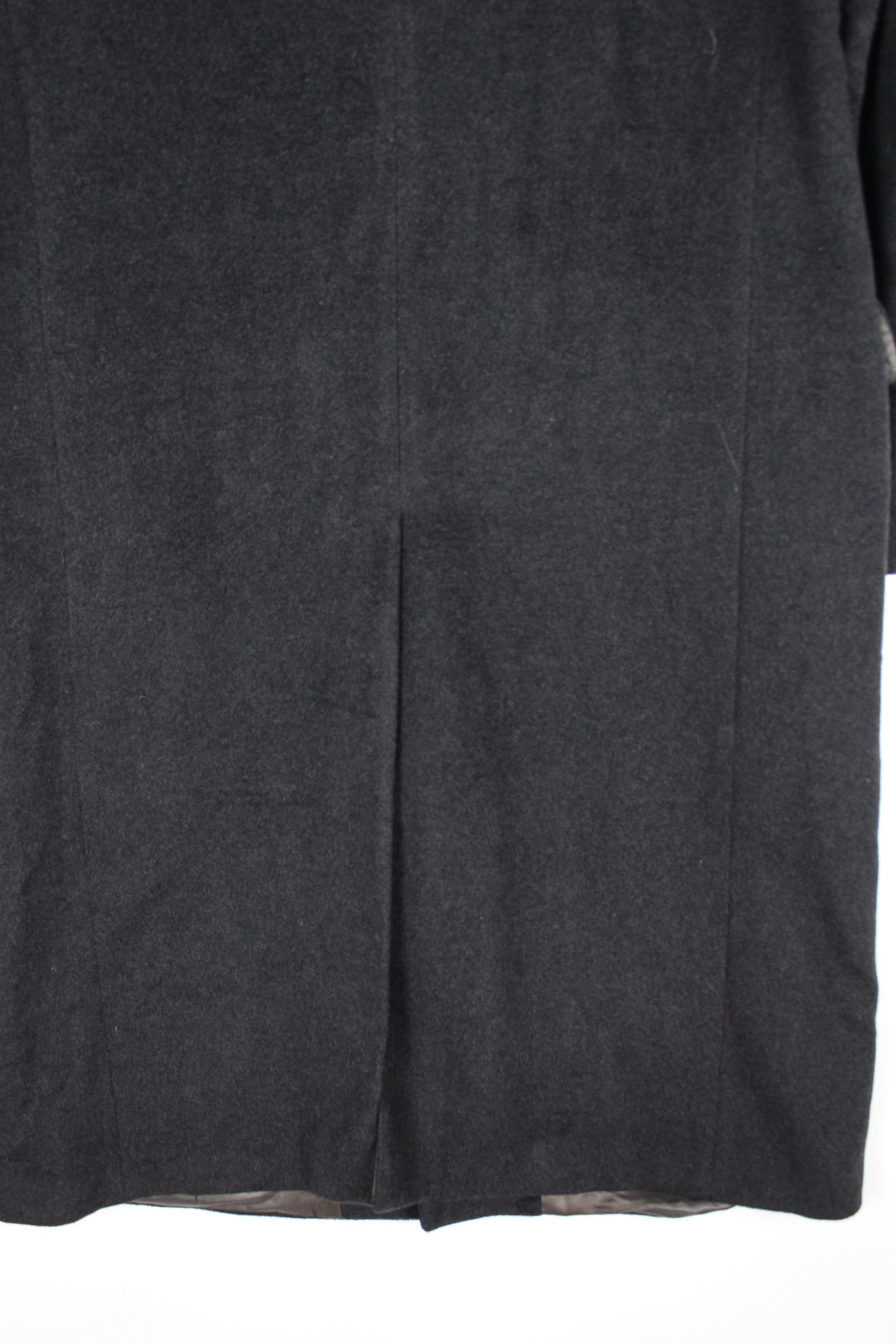 Vintage 80s 90s UK Eastwick Grey Wool Single Breasted Long Overcoat Men's Size 42R