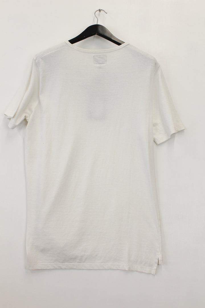 Vivienne Westwood Anglomania Crazy Orbs White Embroidered Logo T-Shirt