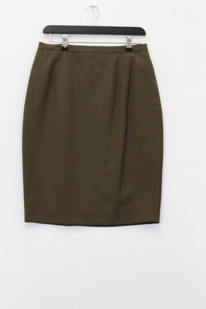 Max Mara khaki smart pencil skirt, medium