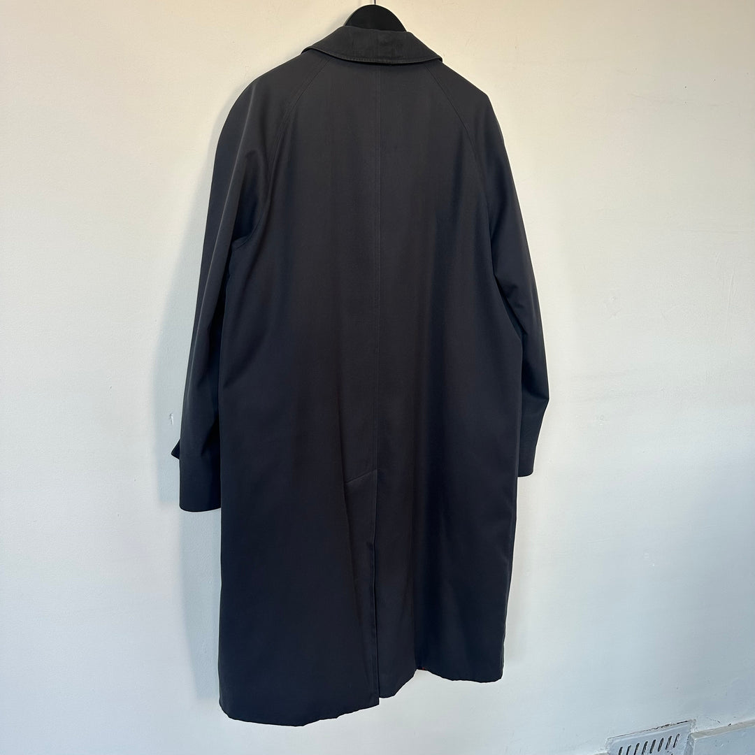 Burberry Navy Cotton Trench - M