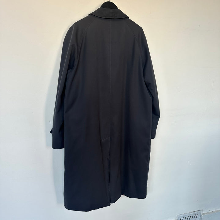 Burberry Navy Cotton Trench - M