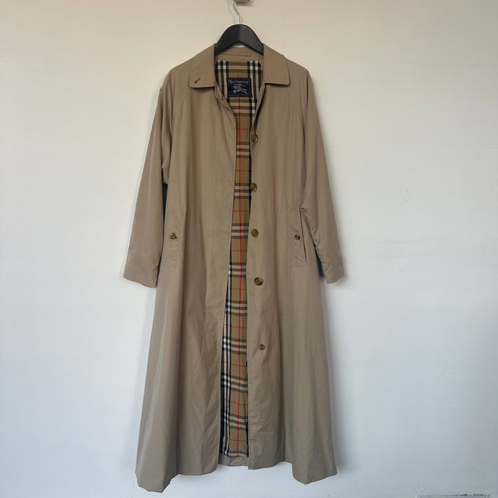 Burberry trench coat with nova check lining - S