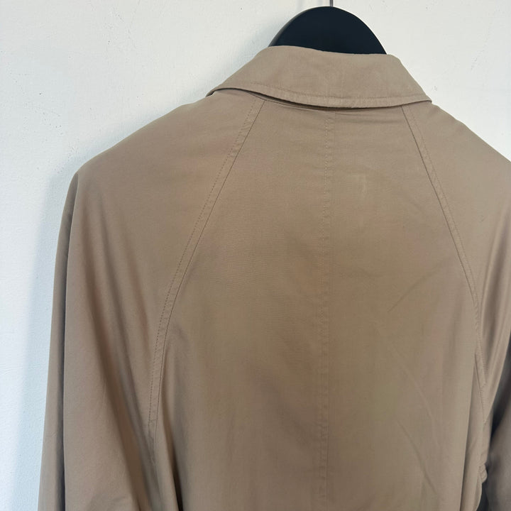 Burberry trench coat with nova check lining - S