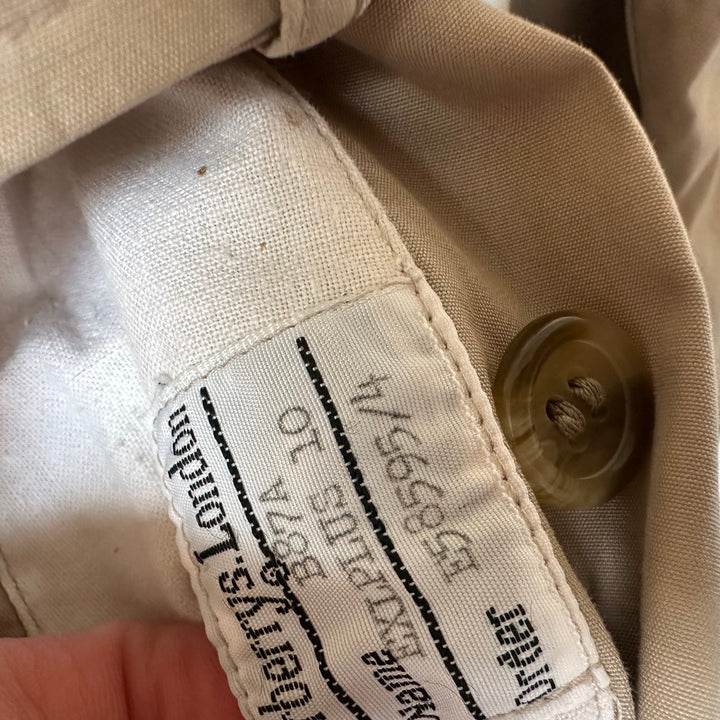 Burberry trench coat with nova check lining - S