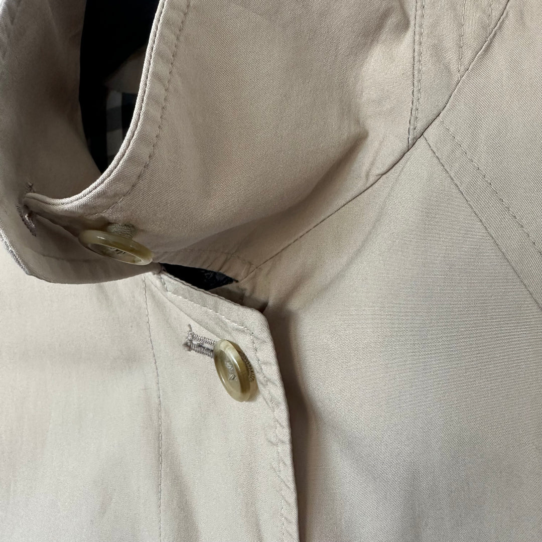 Burberry trench coat with nova check lining - S