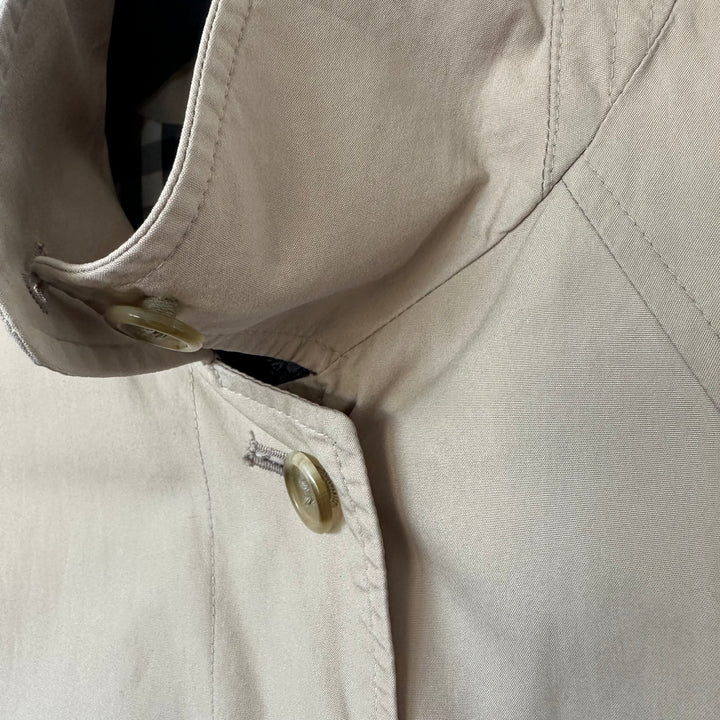 Burberry trench coat with nova check lining - S