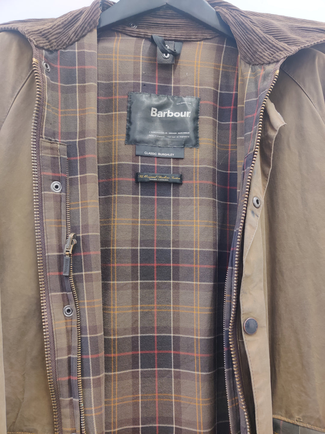 RE/Work Barbour x Burberry Burghley Trench Wax Jacket - L [No.12]