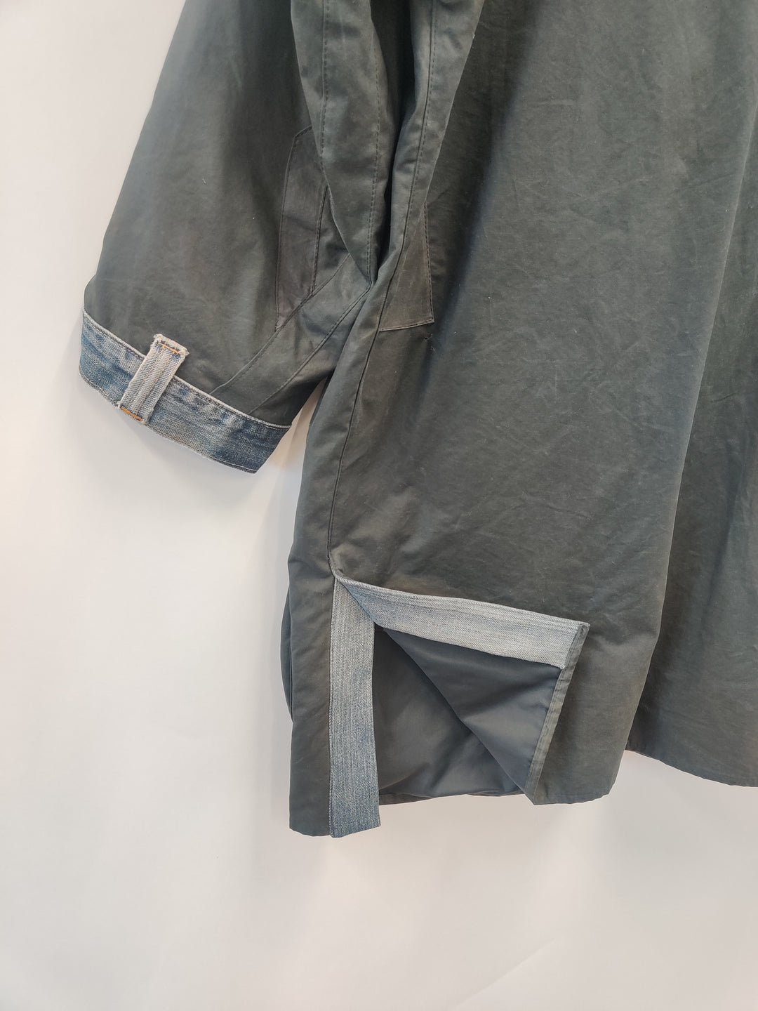 RE//Work Barbour x Levi's Border Navy Wax trench Jacket - XL [No.13]