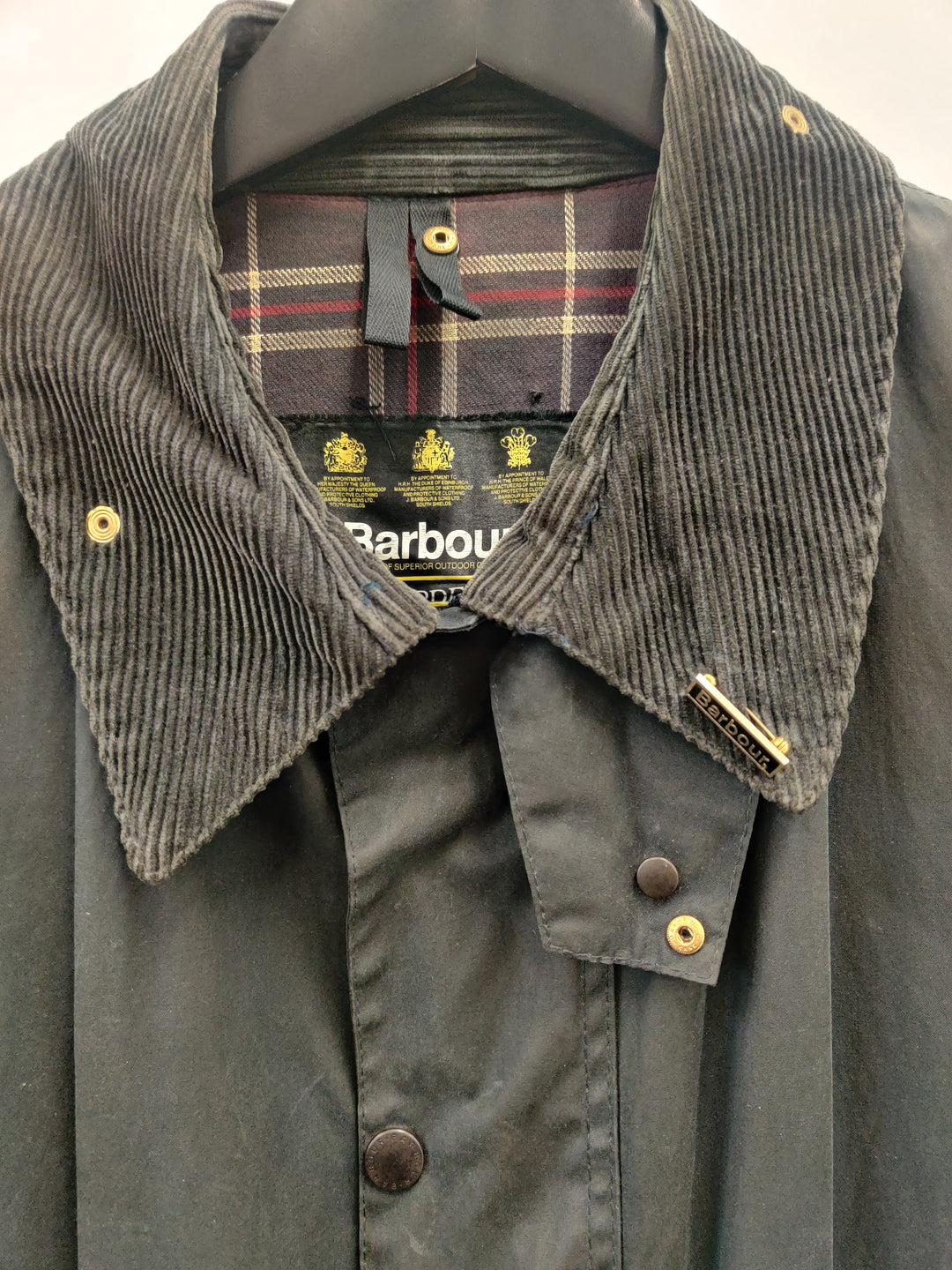 RE//Work Barbour x Levi's Border Navy Wax trench Jacket - XL [No.13]