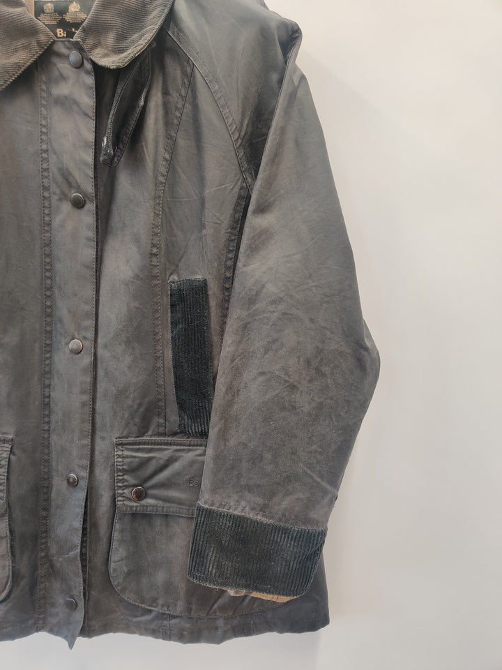 RE/Work Barbour x Cord Beadnell Navy Wax Jacket - UK14 [No.15]