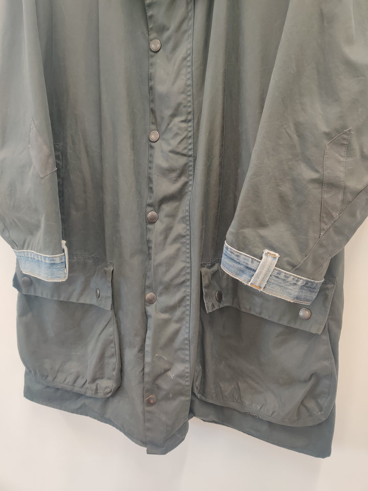RE//Work Barbour x Levi's Border Navy Wax trench Jacket - XL [No.13]