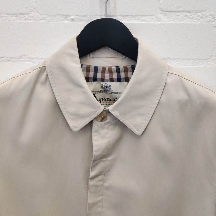 Aquascutum Cotton Beige Trench - S