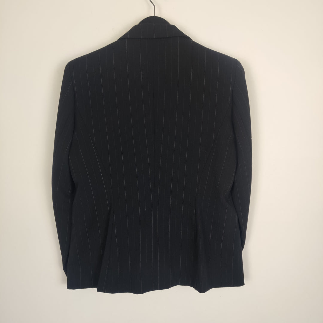 Marella grey pinstripe Wool trouser suit - M