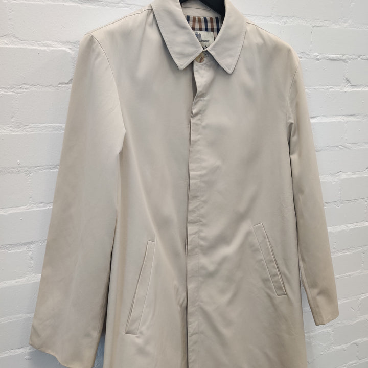 Aquascutum Cotton Beige Trench - S