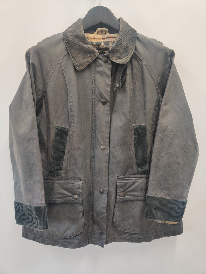 RE/Work Barbour x Cord Beadnell Navy Wax Jacket - UK14 [No.15]