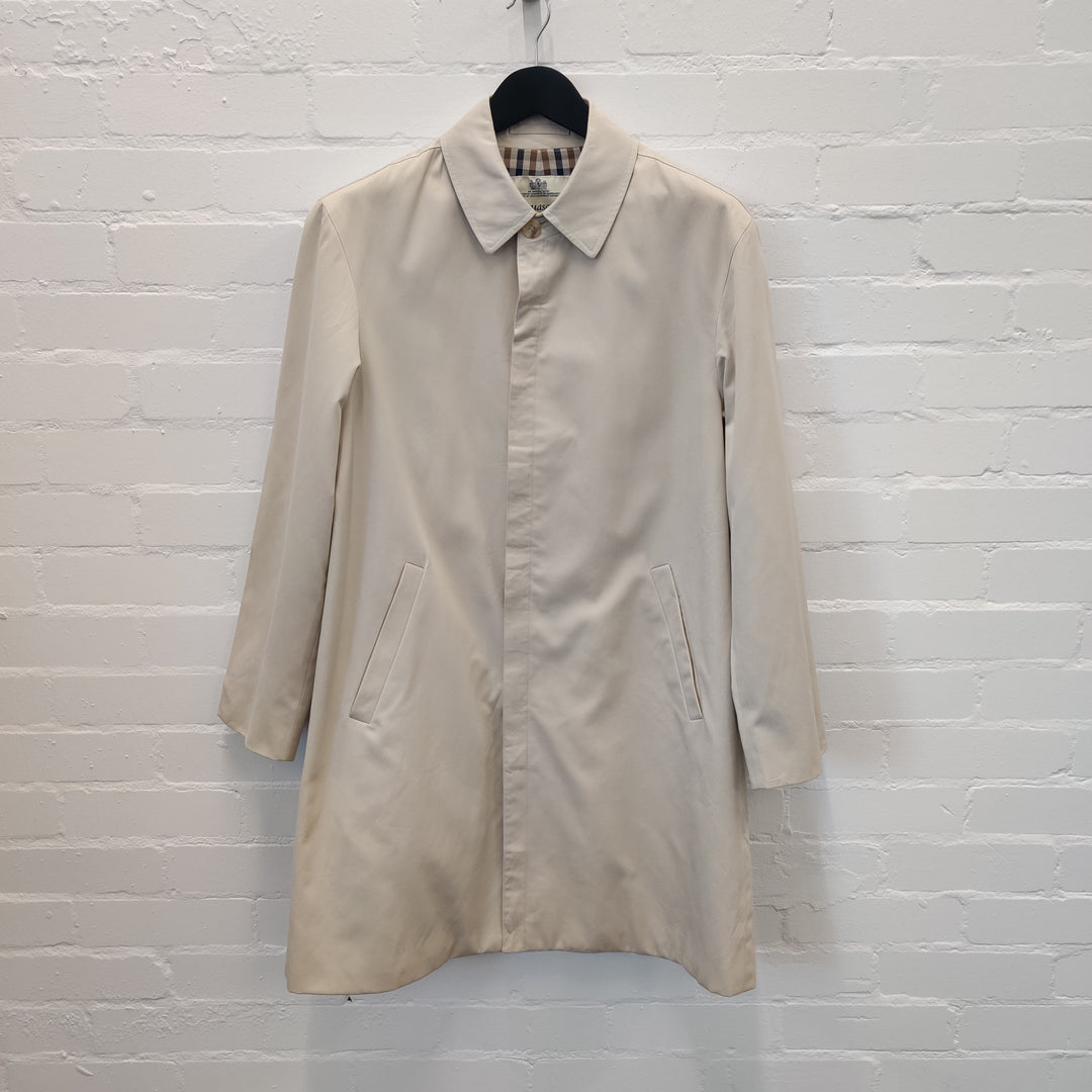 Aquascutum Cotton Beige Trench - S