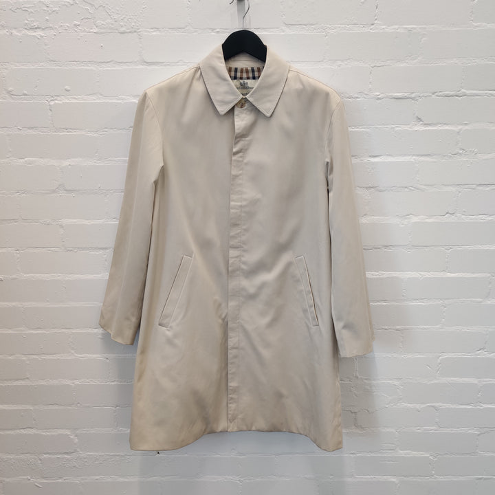 Aquascutum Cotton Beige Trench - S