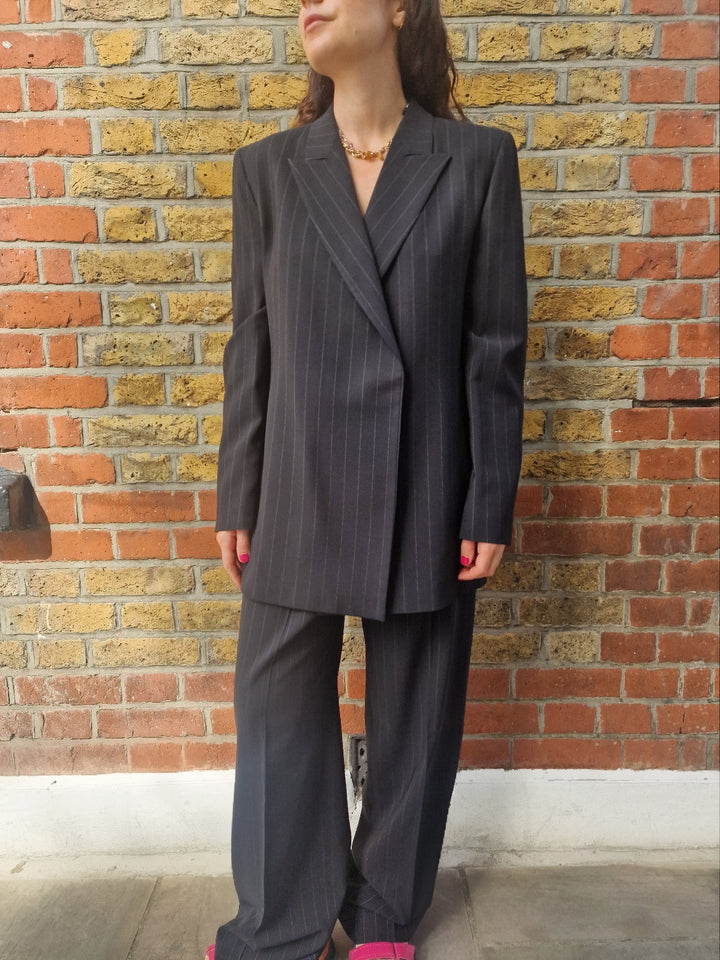 Max Mara Pinstripe Suit - UK 12