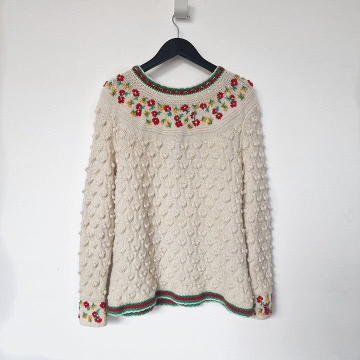 Austrian embroidered cardigan - UK 10
