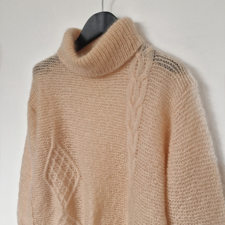 Mohair blend knitted sweater - UK 10-12