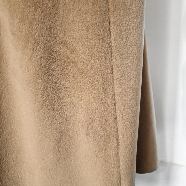 Max Mara Pure Wool Beige Coat - UK 10-14