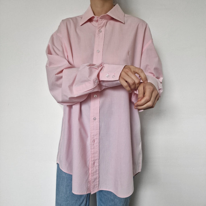 YSL Pink Oversized Shirt - UK 10-14