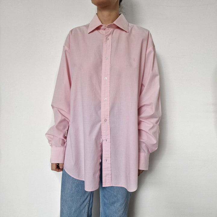 YSL Pink Oversized Shirt - UK 10-14