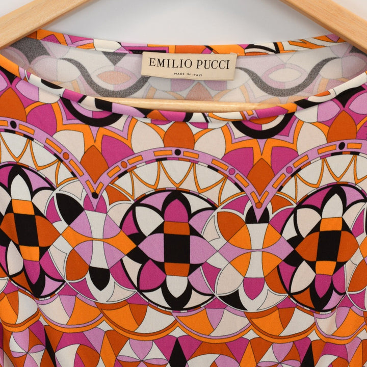 Emilio Pucci printed silk blend dress - S